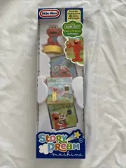 SEALED Little Tikes Story Dream Machine ELMO & FRIENDS Character & 3 Cartridges