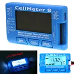 [菜鳥飛行DIY]CELLMETER 8 (背光版）8S電池檢測 平衡放電 窄頻舵機測試器 帶背光