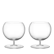 Orrefors Geometry Cognac Glass, Set of 2