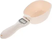 ULTECHNOVO 1Pc Digital Scale Spoon for Pet Food Electronic Measuring Spoon with Capacity Long Handle Design for Weighing Pet Food Spices and More