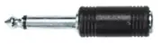 1 PIECE - 1/4" MONO MALE PLUG TO 3.5mm MONO FEMALE JACK ADAPTER # MA-62