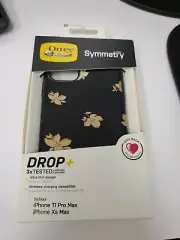 2B1 - OtterBox SYMMETRY SERIES Case for iPhone 11 Pro Max/Xs Max- Gold Flowers