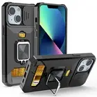 For iPhone 12 Pro Max Tough Case Shockproof Cover with 360° Rotation Ring Grip
