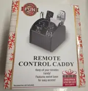 New TV Remote Control Caddy With Spinning Valet Organizer Wrapped For Present