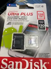 SanDisk Ultra PLUS 128GB microSD Memory Card