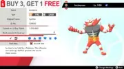 ✨ Shiny Incineroar ✨ Pokemon Sword and Shield Perfect IVFast Delivery