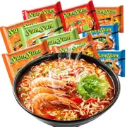 Thai spicy and sour shrimp flavor Tom Yum Goong Yumyum instant noodles 70g*5 pcs
