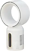 3000mAh Bladeless Table Fan, Turbocharged, Circulating Wind, Hasten Mode, Silent Operation