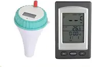 Pool Thermometer Floating Wireless Remote Digital Water Temperature Gauge with LCD Display for Swimming Pool Spa Bathtub Aquarium Fish Pond