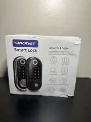 Smart Lock SMONET Bluetooth Keyless Entry Keypad Smart Deadbolt Fingerprint GOLD