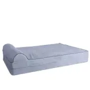 Dog Bed Replacement Cover Memory Foam Beds - Grey - Extra Large (Jumbo Size)