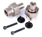Alloy Front Wheel Axle 2pc for 1/5 HPI RV ROFUN Kingmotor BAJA 5SC