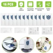 16Pcs Vacuum Cleaner Dust Bags w/ Filter for Miele FJM/GN Type S2 S5 S8 C1 C2 C3