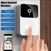 Door Bell Smart Home Wireless Rechargable Battery Outdoor HD Camera Audio Visual