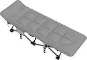 Steel Foldable Camping Bed with Mattress Lightweight Folding Bed for Adults Comfortable Foldable Bed Carry Bag Included