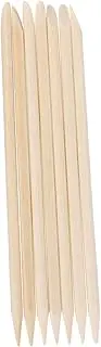 minkissy 200pcs Orange Stick Cuticle Remover Wood Nail Sticks for Home Beauty Shop