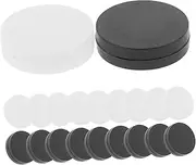 Abaodam 30pcs Round Checkers Pieces for Board Games Game Accessories Compatible Chess Portable Easy to Carry for All Ages