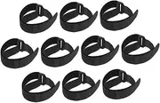 10pcs Yoga Mat Straps Cord Wraps Cable Ties Wall Fastener Straps Cable Management Twist Ties Holdonprety Cord Organizer Lanyard Holder Strain US Yoga Block Carrier Black Nylon