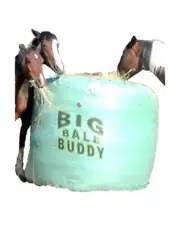 Extra-Large -The Ultimate Round Bale Hay Feeder, Preserves Hay, Prevents Wast...