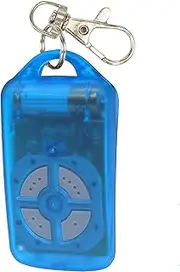Remote Control for Automatic Gate Openers with ATA PTX4 SecuraCode, Garage Gate Door Remote 433.92MHz Rolling Code 4-Button Remote Replacement with Keychain, Blue