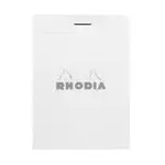 RHODIA CLASSIC LE “R“ N°11 經典系列 白皮 A7 80G 上掀式筆記本 80張 -耕嶢工坊