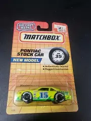 1993 MATCHBOX MB 35 LIME GREEN PONTIAC STOCK CAR 15 SEASIDE MOTORSPORT Racing!!!