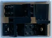 LEGO Parts - Black Bracket 5 x 2 x 2 1/3 w 2 Holes - No 76766 - QTY 5