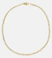 [Octavia Elizabeth] Octavia Elizabeth Blossom 18kt gold tennis necklace with diamonds One Size gold