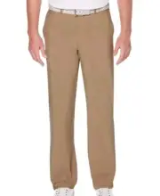 Ben Hogan Golf Pants Men's 32x30 Tan Flat Front Slash Pocket