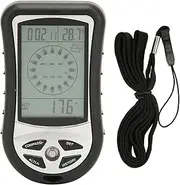 8 in 1 Electronic Digital Multifunction LCD Compass Altimeter Barometer Thermometer.Altimeter Compass Weather Forecast Thermometer Barometric Pressure Tester Multifunctional Meters Altimeter
