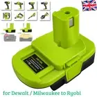 New Battery Adapter for Dewalt for Milwaukee 18v to for Ryobi Power Tools Drill