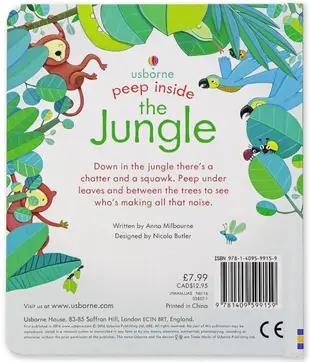 偷偷看一下翻翻書：叢林(3歲以上) Peep Inside the Jungle