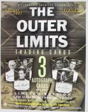 2001 Rittenhouse Archives The Outer Limits Trading Cards Promo Sell Sheet
