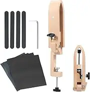 Generic Stitch Pony, Leather Stitching Pony Foldable Table Desktop Stitching Pony Horse Clamp Adjustable Leather Sewing Pony Beech Wood Leather Pony Leather Working Tools for DIY Hand Leathercraft Sewing