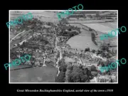 OLD 8x6 HISTORIC PHOTO OF GREAT MISSENDEN ENGLAND AERIAL VIEW OF TOWN c1930 1