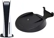 Replacement Vertical Stand for PS5, Compatible with PlayStation 5 Console Digital Edition and Disc Version, Durable and Stable Mount Base with Screw
