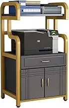 Printer Shelf Printer Stand Printer Rack Office Printer Stand Storage Rack Free-Standing Printer Rack with Drawers and Storage Cabinets for Home Printer Holder Printer Shelves (Color : A, Size : 70*