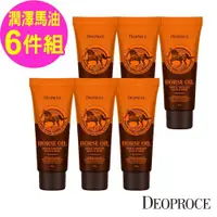 在飛比找ETMall東森購物網優惠-【韓國 DEOPROCE】馬油全能護手霜100MLx6入組(