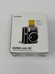 Fujifilm Instax Mini 40 Fuji Instant Film Camera - Black | Brand New Ships Fast