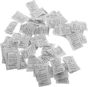 Levemolo 50 Packets of 5 Gram Silica Gel Packets for Humidity Control Food Storage Bags Moisture Absorbers for Jewelry Shoes Electronics