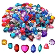 RICHNESS Self Adhesive Craft Jewels Jumbo Bling Crystal Gem Stickers Assorted...