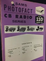 SAMS PHOTOFACT CB RADIO CB-110 CLARICON ECHO GLOVE HANDIC MORSE/ELECTROPH NOS