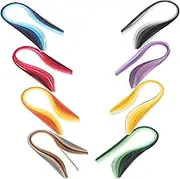 HOODANCOS 8bags Gradient Quilling Strips for Paper Crafting for Flower Petals and Decorations Easy to Use Handcraft Kit for Creative Projects