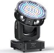 LED Moving Head Stage Light - XYZ 3-Axis 6x15W RGBW DJ Disco Light, 126 RGB Pixel Beads, DMX512, Sound Activated, for DJ, Party, Wedding, Bar, Stage Lighting 1pcs