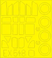 Eduard 1/48 paint mask Ki-61-Id for Tamiya - EX548