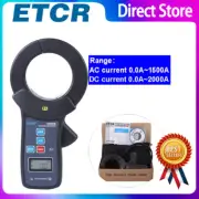 ETCR6800D AC/DC Clamp Current Meter 99 groups Data Storage 600V Line Voltage #
