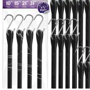 Heavy Duty Bungee Cords Set - 20 Durable EPDM Straps for Outdoor Use