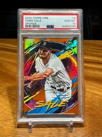 在飛比找Yahoo!奇摩拍賣優惠-紅襪強投 Chris Sale POP 1 PSA 10 鑑