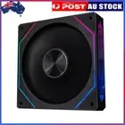 120mm Cooling Fan Infinite Mirror Effect 5V 3Pin ARGB Quiet Case Fans 4Pin PWM