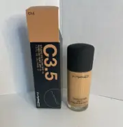 NEW❤ Mac Foundation Studio Fix Fluid Foundation SPF 15 C3.5 light to medium